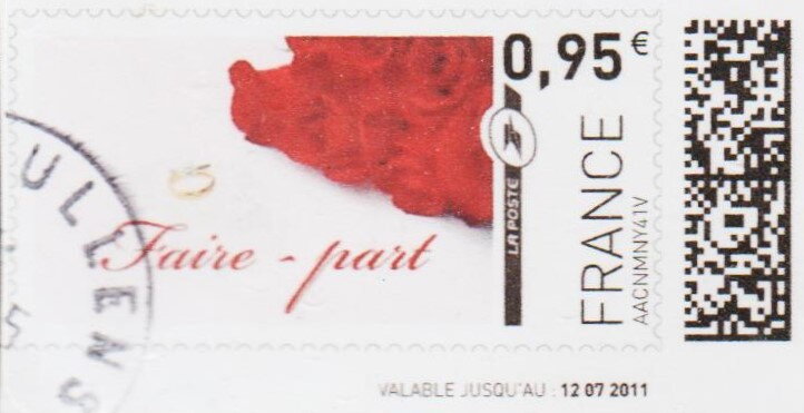 Faire-part. wedding invitation with red roses