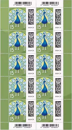 Letter Peacock