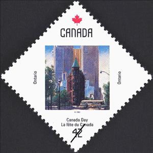 Stamp, Ontario, Toronto, Landmarks of Time, Canada,  