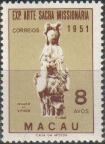 Stamp, Statue, Macau,  , Art