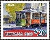 Stamp, Trams, Guyana,  , Public Transport, Transport