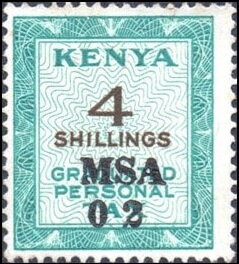 Stamp, Numeral, Kenya,  , Numbers