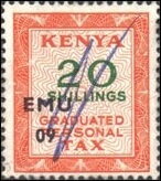 Stamp, Numeral, Kenya,  , Numbers