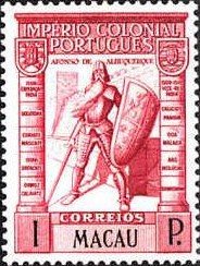 Stamp, Afonso de Albuquerque, Macau,  