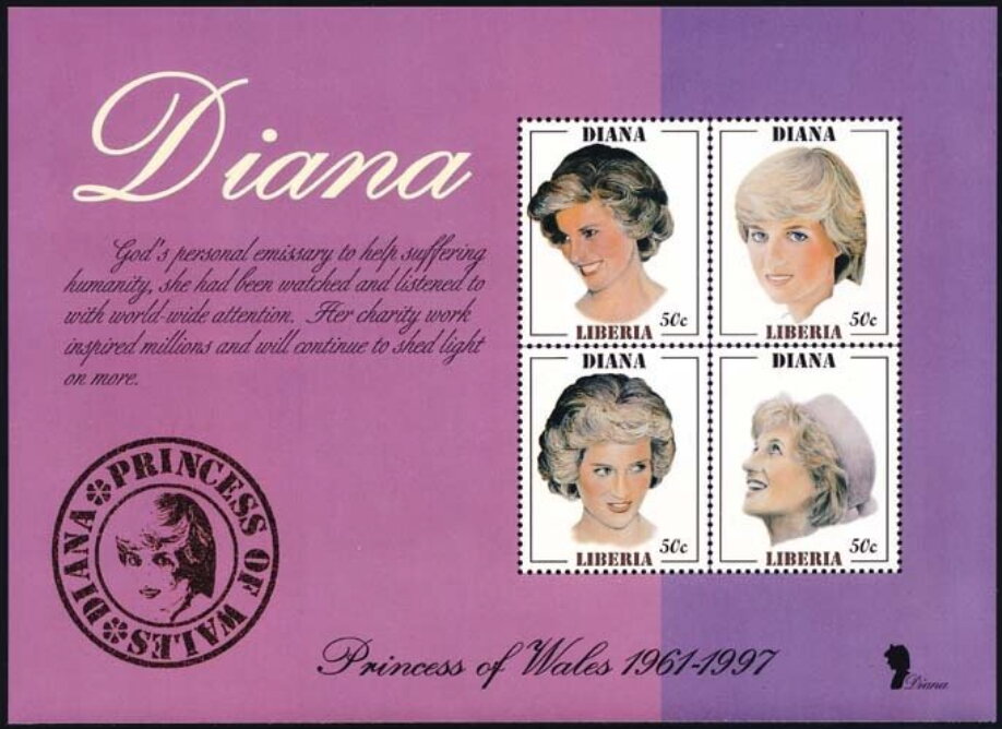 Princess of Wales various Hair Styles.