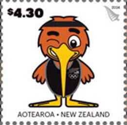 2024 Summer Olympic Games, Paris : Goldie, NZ Olympic Mascot