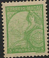 Stamp, Allegorie, Macau,  
