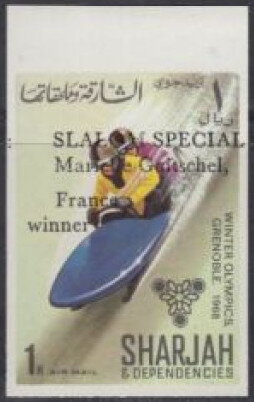 Bobsleigh overprinted Slalom Special, Marielle Goitschell
