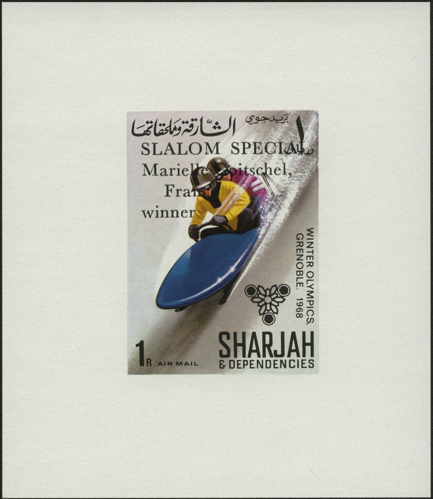 Bobsleigh overprinted Slalom Special, Marielle Goitschell