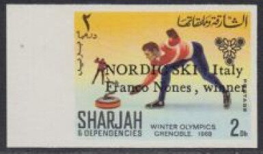 Curling overprinted Nordic Ski, Franco Nones