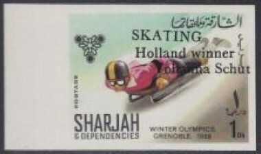 Luge overprinted Skating, Johänna Schut