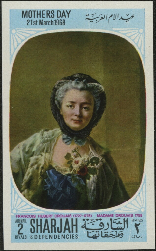 Madame Drouais, by Francois Hubert Drouais (1758)