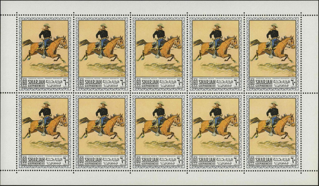 US Cavalry Officer, by Frederic Sackrider Remington