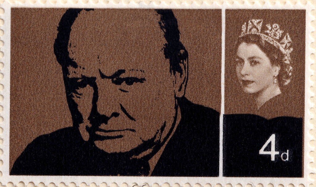 Sir Winston Churchill - Reprint