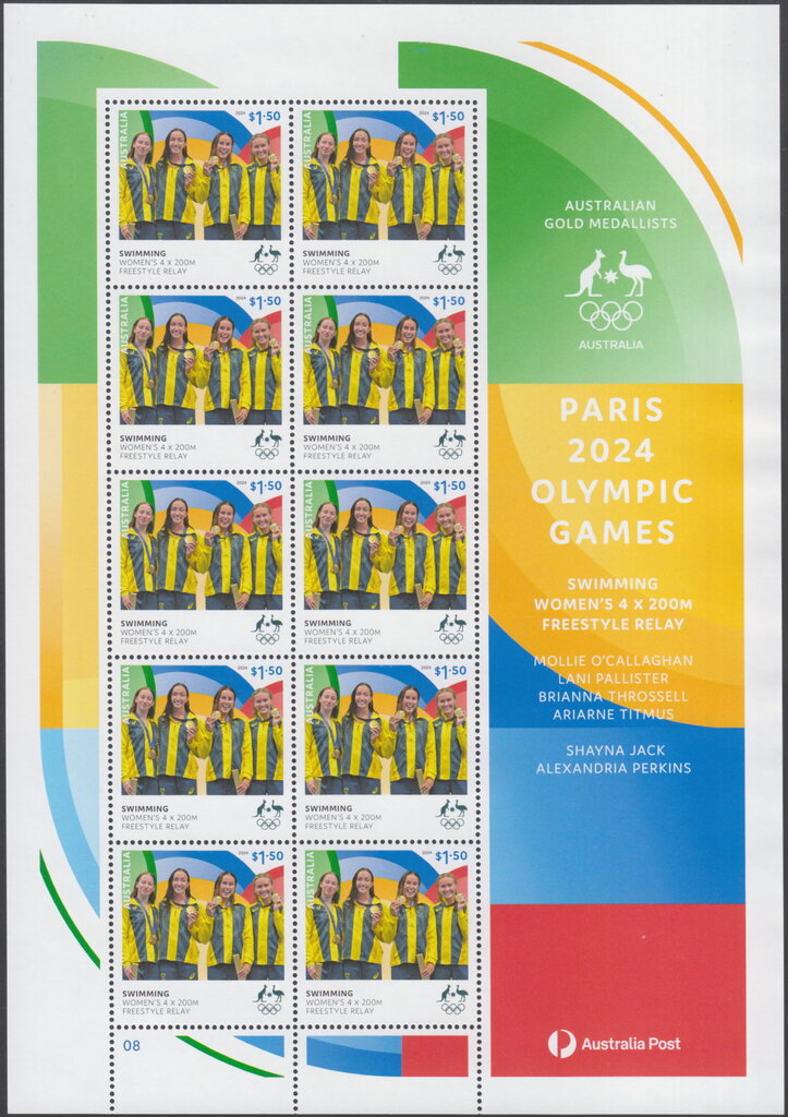 Women’s 4 x 200 Metres Freestyle Relay Swimming
