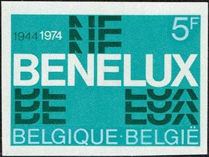 Stamp, BENELUX - Graphic Composition, Belgium,  , Joint Issues