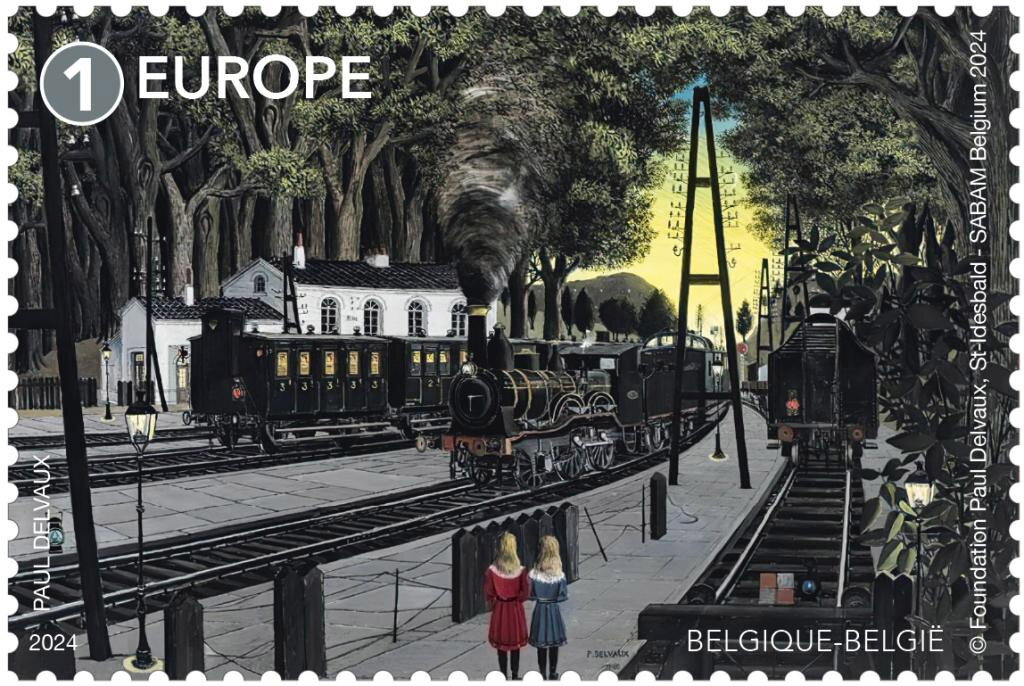 The Forest Station by Paul Delvaux