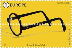 Stamp, The Unfindable by Marcel Mariën, Belgium,  , Art