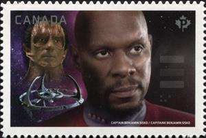 Stamp, Captain Sisko vs. Dukat, Canada,  , Actors, Anniversaries and Jubilees, Famous People, Movies, Outer Space, Star Trek, Television