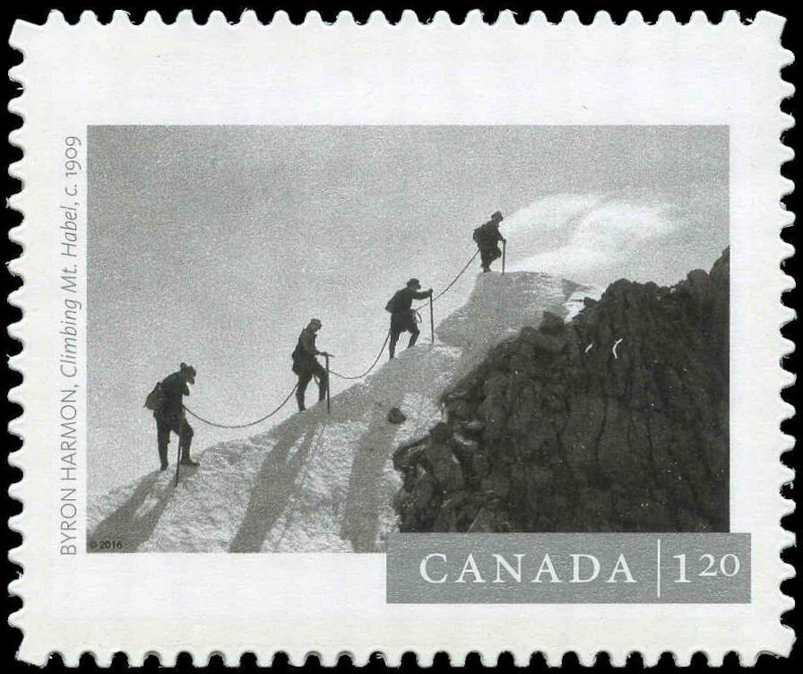 Climbing Mt Habel by Byron Harmon