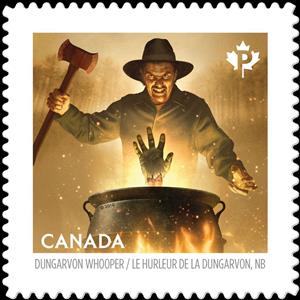 Stamp, Dungarvon Whooper, Canada,  , Axes, Hands, Mythology