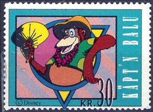 Stamp, Kapt'n Balu Disney, Fantasy Issues,  , Disney