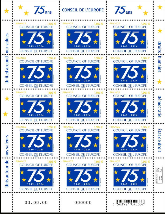 Council of Europe 75 years 1949-2024
