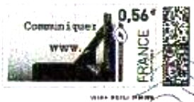 Stamp, Communicate/Communiquer www., France,  , Communication, Internet