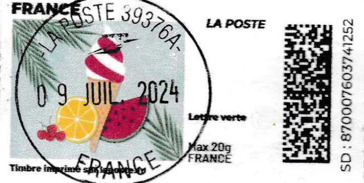 Summer. Ice Cream. Redesign without laposte logo