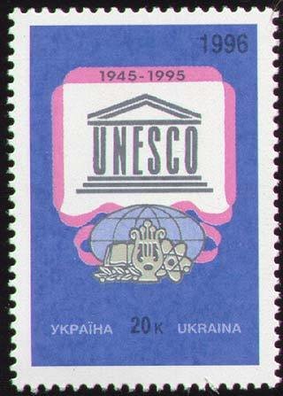Emblem of UNESCO and it's atributes