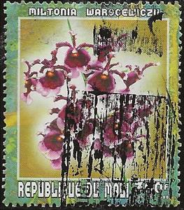 Stamp, Orchids, Mali,  , Flowers, Orchids, Plants (Flora)