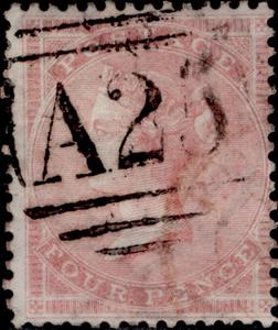 Stamp, Queen Victoria (1819-1901), Malta,  , Crowns and Coronets, Famous People, Heads of State, Queens, Royalty, Women