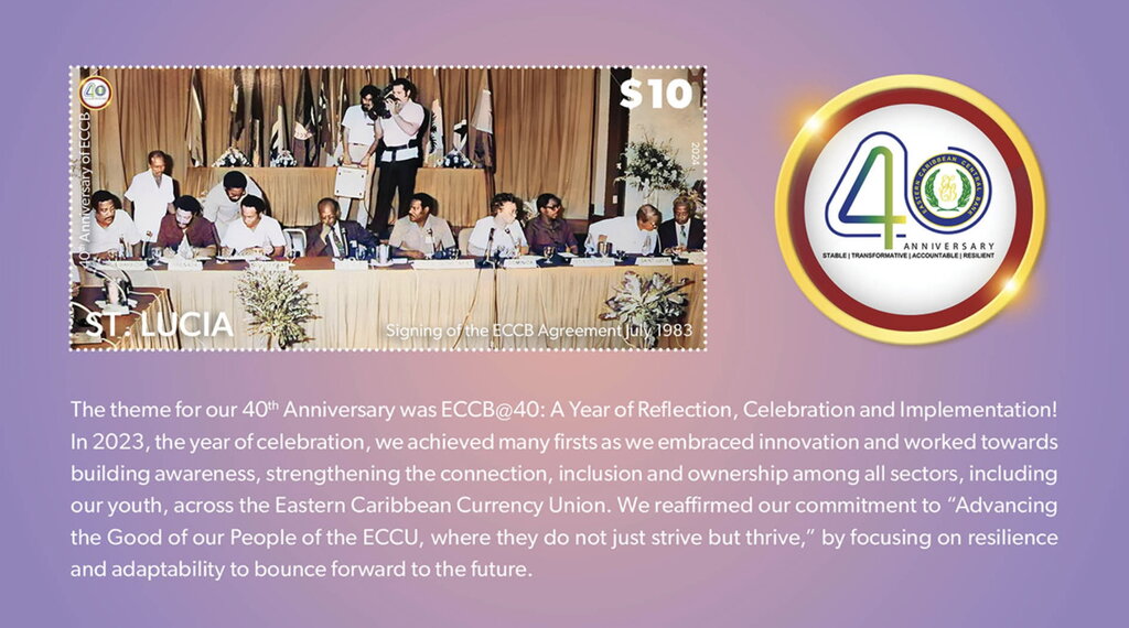 East Caribbean Currency Board, 40 Years