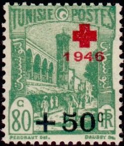 Stamp 1945-47 overloaded