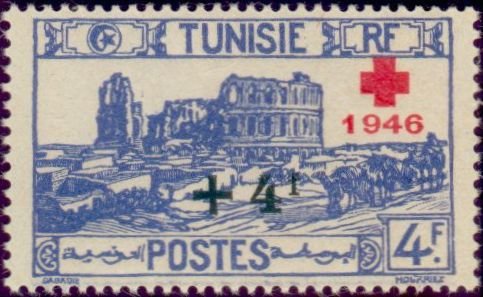 Stamp 1945-47 overloaded