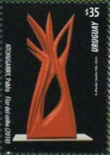 Stamp, Pablu Atchugarry, Sculptor, Uruguay,  , Sculptures