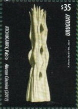 Stamp, Pablu Atchugarry, Sculptor, Uruguay,  , Sculptures