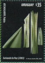 Stamp, Pablu Atchugarry, Sculptor, Uruguay,  , Sculptures