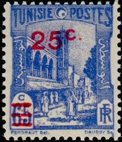 Stamp 1934-38 overloaded