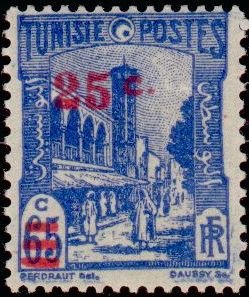 Stamp 1934-38 overloaded