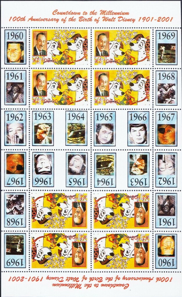 Countdown to the Millennium 100th Birth Anniv. Walt Disney