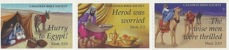 Canadian Bible Society. Hurry to Egypt. Herod was worried.