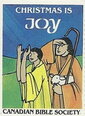 Stamp, Canadian Bible Society. Joy, Canada,  , Biblical Accounts, Charity, Christmas, Proverbs and Quotations