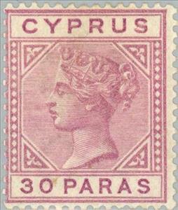 Stamp, Queen Victoria, Cyprus,  , Heads of State, Queens