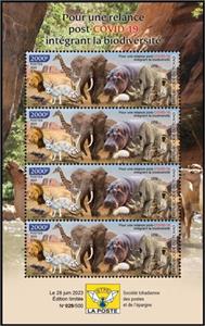 Mini Sheet, Recovery Integrating Biodiversity, Chad,  , Animals (Fauna)