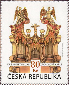 Stamp, Mirror Chapel, Klementinum, Prague, Czech Republic,  , Architecture