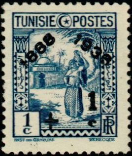 Stamp 1931-33 overloaded