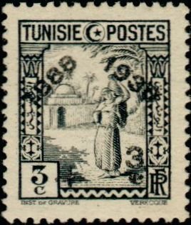 Stamp 1931-33 overloaded