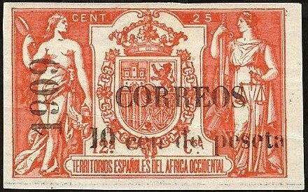 Revenue stamp overprinted 1909