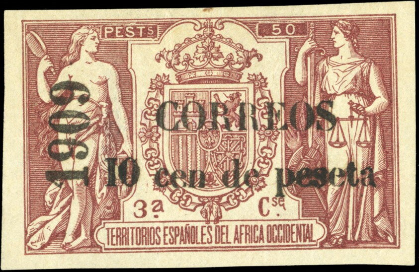 Revenue stamp overprinted 1909